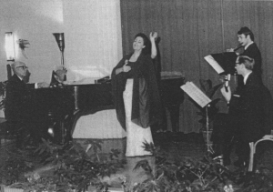 Lia Origoni, Concerto a Cogne 1964 