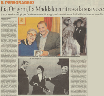 La Maddalena ritrova la sua voce