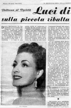 Il Secolo-La Sera: recensione di M.Ramperti