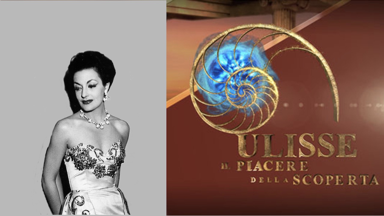 Lia Origoni su Rai3 in "Ulisse" di A. Angela