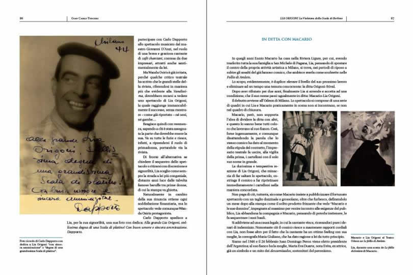 Lia Origoni, la violetera della Scala di Berlino